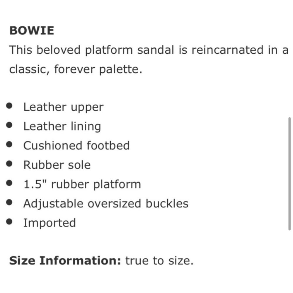 NWT J/SLIDES BOWIE Tan Embossed Leather Sandal - Picture 3 of 12
